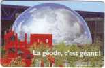 Carte Magnétique D'entrée à La Géode, Paris Du 26/04/95 : "La Géode, C'est Géant", - Toegangskaarten