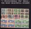 VATICANO 1945 MEDAGLIONCINI SERIE COMPLETA QUARTINA USATA - Used Stamps