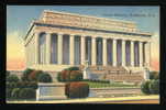 OLD PHOTO POSTCARD LINCOLN MEMORIAL WASHINGTON DC USA - Washington DC