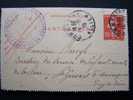 CARTE LETTRE N°138 DE COMMENTRY(ALLIER) POUR ST GERVAIS D´AUVERGNE (PUY DE DOME) DU 14/11/1910 - Letter Cards