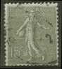 FRANCE 130 (o) Type Semeuse Sur Fond Ligné De Roty Gravure De Mouchon (1) - Used Stamps