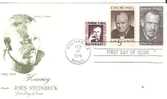 28557)lettera F.d.c. Honoring John Steinbeck Con 1$+5c + 15c + Annullo - Other & Unclassified