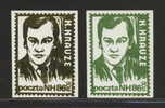 POLAND SOLIDARNOSC 1986 K KRAUZE SET OF 2 RARE SET (SOLID1228/0840) - Vignettes Solidarnosc