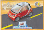 KINDER - TT089 - BPZ Sans Figurine SMART FORTWO ROUGE * - Figuren