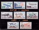 SPM ~ Lot  Aerien 64 à 71   Neuf ** (sans Trace)1987 / 1992= 8 Valeurs X X - Unused Stamps