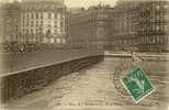 75  PARIS  130 PONT SULLY  RUE DE L'ARCHEVECHE  QUAI D'ANJOU INONDATIONS  PARIS JANVIER 1910     C1890 - Inondations De 1910