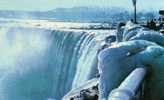 CANADA-HORSESHOE FALLS IN WINTER Taken From Niagara Falls Canada-MB - Postales Modernas