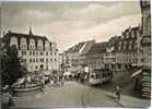 Naumburg,Wilhelm-Pieck-Platz,1967,Straßenbahn, - Naumburg (Saale)