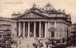 BRUSSEL BRUXELLES LA BOURSE ANIMATION TRAM AU CHEVAL TRAM - Transport Urbain En Surface