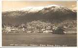 Mt. Wellington From Ocean Pier, Hobart, Australia. Real Photo - Hobart