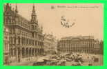 BRUXELLES - MAISON DU ROI - MAISONS DE LA GRAND´PLACE - ANIMÉE MARCHÉ - CIRCULÉE EN 1935 - - Markets