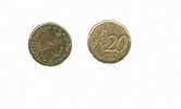 PIECE DE 20 CT EURO LUXEMBOURG 2002 - Luxembourg