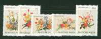 HUNGARY 1989 MICHEL NO  4019-4023  MNH - Unused Stamps