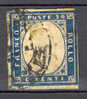 Italy Former States Sardinia 1862 Mi. 12a King Viktor Emanuel II €20,- - Sardegna