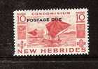 NOUVELLES HEBRIDES    VENTE No P2  /  43  MH*   Postage Due 1953 - Autres & Non Classés