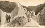 Delcampe - SPORTS D HIVER -ref 253-alpinisme - Chamonix Mont Blanc -haute Savoie -glacier De Bossons  -carte Bon Etat - - Alpinismus, Bergsteigen