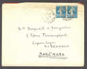 France ...TRAZON Indre Et Loire Cancel Cover 1923 To Copenhague Danemark - Brieven En Documenten