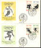 Jeux Olympiques Sapporo 1972  Allemagne FDC 1972 Ski Alpin - Winter 1972: Sapporo