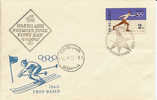 Jeux Olympiques 1960 Squaw Valley  FDC  Bulgarie Ski De Fond  Sci Fondo - Inverno1960: Squaw Valley