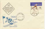 Jeux Olympiques 1960 Squaw Valley  FDC  Bulgarie Ski De Fond  Sci Fondo - Invierno 1960: Squaw Valley