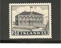 Isl Mi.Nr.277/  ISLAND - Parlamentsgebäude 1952 ** - Unused Stamps