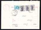 Nice Franking 4 Stamp 1992  On  Cover. - Briefe U. Dokumente