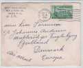 USA Cover Sent Air Mail To Denmark Chicago 3-2-1956 - Covers & Documents