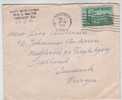 USA Cover Sent To Denmark Chicago 1-2-1955 - Storia Postale