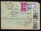 4  Stamp  , 1954  On  Cover Registred  Sent To Cluj. - Covers & Documents