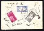 3  Stamp  , 1954  On  Cover Registred  Sent To Cluj. - Covers & Documents