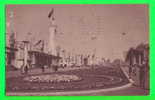BRUXELLE, BELGIQUE - EXPOSITION DE 1935 - LES PARTERRES DE L´ALLÉE DU CENTENAIRE - CIRCULÉE EN 1935 - - Neufchâteau