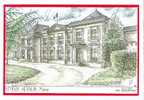95 HERBLAY - Mairie  - Illustration Yves Ducourtioux - Herblay