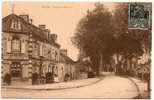 Carte Postale Ancienne Ernée - Route De Mayenne - Ernee