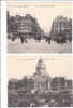 Lot De 12 Très Grande (!!!) Anciennes Cartes Postales De Bruxelles - Loten, Series, Verzamelingen