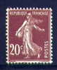 FRANCE N° 139** - Semeuse Camée 20 Centimes Brun-rouge - Unused Stamps