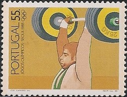 PORTUGAL - SEOUL'88 SUMMER OLYMPIC GAMES (WEIGHTLIFTING) 1988 - MNH - Summer 1988: Seoul