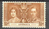 Antigua 1937 SG. 96 King George VI Coronation MH - Andere & Zonder Classificatie