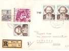 29710)lettera Racc. Con 3x1.50 H.bahr + 3s + 70g Austriaci Da Wien A Catania - Covers & Documents