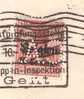 Kasteel  Van Herzele 1916 -Belgien Deutsches Reich Perf10c  Met POSTPRUFUNGSSTELLE Stempel Gent - OC26/37 Etappengebied.