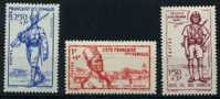 SOMALIS 1941 SET  Y&T#188/190 MH * - Altri & Non Classificati