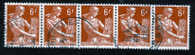 FRANCE   1957  -  Y&T  1115  -  Moissonneuse, 6 F Brique-orange   -  Oblitérés - 1957-1959 Moissonneuse