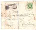 29759)lettera Con 7 Pence - Revenue Da London A Catania Il 10-3-1950 - Covers & Documents
