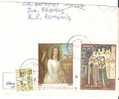 29762)parte Di Lettera Rumena Con 5+20+40  Bani Da Baicoi A Catania Il 10-10-1970 - Postmark Collection