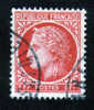 FRANCE   1945   -  Y&T  676  -   Cérès De Mazelin  1F Rose-rouge -  Oblitéré - 1945-47 Ceres (Mazelin)