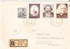 29772)lettera Racc. Con 70g+3s+1.50s+3s Austriache Da Wien A Catania Il 11-3-1964 - Covers & Documents