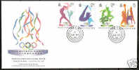 1997 HONG KONG 1996 Olympic Games Stamp FDC Sport - FDC