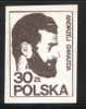 POLAND SOLIDARNOSC SOLIDARITY (GDANSK) 1983 ANDRZEJ GWIAZDA BROWN CHALKY PAPER (SOLID0127(2)A1/0619(2)1A) - Solidarnosc Vignetten