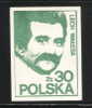 POLAND SOLIDARNOSC SOLIDARITY (GDANSK) 1983 LECH WALESA LIGHT GREEN CHALKY PAPER NOBEL PRIZE WINNER POLISH POLOGNE POLEN - Solidarnosc-Vignetten