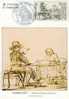 Homme Dictant Une Lettre - Rembrandt - CARTE MAXIMUM - France - N° 2258 - 1983 - Covers & Documents