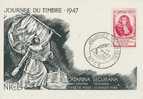 Carte Maximum,Maxi Cards, Journée Du Timbre 1947 Nice - 1940-1949